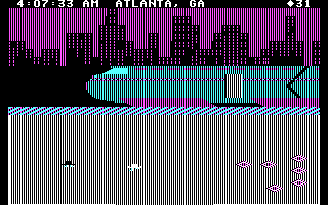Agent USA IBM PC/Compatibles Screenshot: Here comes the high speed train!