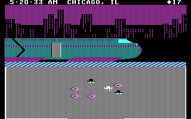 Agent USA IBM PC/Compatibles Screenshot: A high speed train arrives.