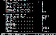 Microsoft Flight Simulator (v1) for IBM PC/Compatibles - Game options.