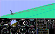Microsoft Flight Simulator (v1) for IBM PC/Compatibles - Exploring the area a bit...
