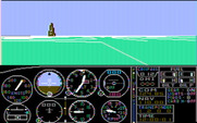 Microsoft Flight Simulator (v1) for IBM PC/Compatibles - Game start.