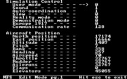 Microsoft Flight Simulator (v1) for IBM PC/Compatibles - Game options.