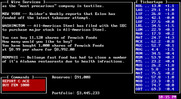 Corporate Raider: The Pirate of Wall St. for IBM PC/Compatibles - Buying some stocks.
