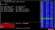 Corporate Raider: The Pirate of Wall St. for IBM PC/Compatibles - One of several help screens.