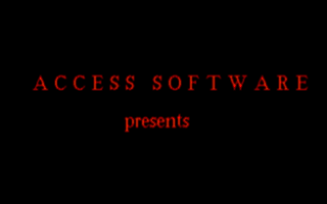Martian Memorandum IBM PC/Compatibles Screenshot: Access Software presents...