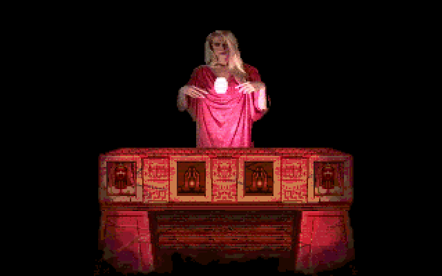 Martian Memorandum IBM PC/Compatibles Screenshot: One of the movie sequences.