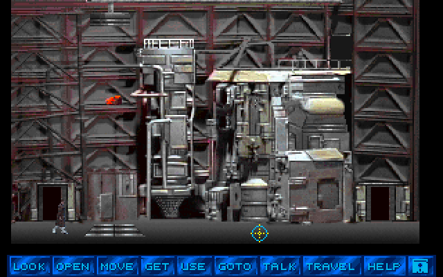 Martian Memorandum IBM PC/Compatibles Screenshot: This place is rather large!