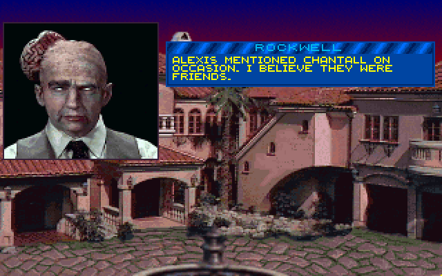 Martian Memorandum IBM PC/Compatibles Screenshot: There are many different characters to converse with.