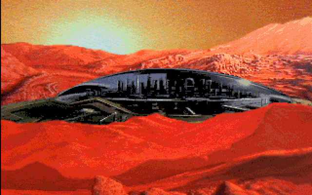 Martian Memorandum IBM PC/Compatibles Screenshot: Arrived on Mars.