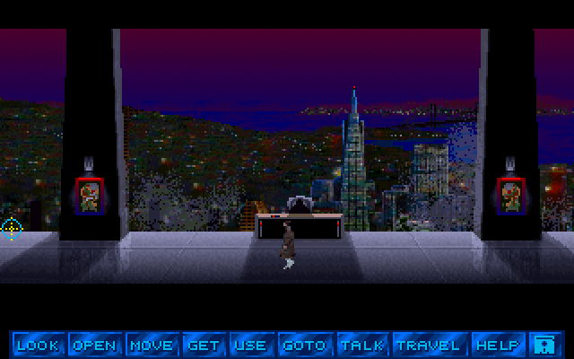 Martian Memorandum IBM PC/Compatibles Screenshot: Your client...very mysterious.