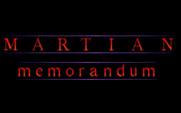 Martian Memorandum for IBM PC/Compatibles - Title screen.