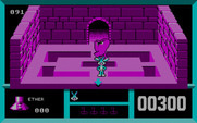 Bugs Bunny Hare-Brained Adventure, The for IBM PC/Compatibles - The arrow means there is an exit from this room down.