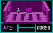 Bugs Bunny Hare-Brained Adventure, The for IBM PC/Compatibles - Multiple creatures pursue Bugs...
