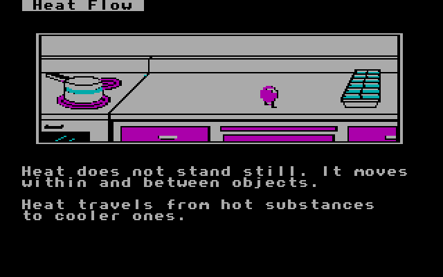 House-a-Fire! IBM PC/Compatibles Screenshot: About heat...
