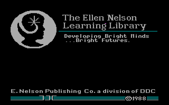 House-a-Fire! IBM PC/Compatibles Screenshot: Company logos.