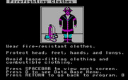 House-a-Fire! for IBM PC/Compatibles - About fire fighting clothing...
