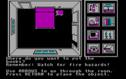 House-a-Fire! for IBM PC/Compatibles - Watch out for fire hazards!
