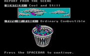 House-a-Fire! for IBM PC/Compatibles - The type of fire can affect how you'll fight it.