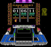 Klax for NES / Famicom - First, select a level...