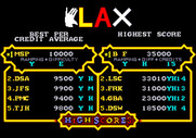Klax for Sega Genesis / Mega Drive - High scores.
