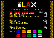Klax for Sega Genesis / Mega Drive - Game settings.
