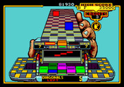 Klax for Sega Genesis / Mega Drive - Try to make diagonal Klax's on wave 7.