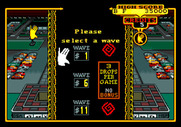 Klax for Sega Genesis / Mega Drive - Ready to begin? Select a wave...