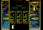 Klax for Sega Genesis / Mega Drive - Select a wave to begin...