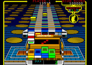 Klax for Sega Genesis / Mega Drive - Try to make a diagonal Klax here.