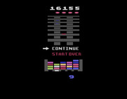 Klax for Atari 2600 - Game over.