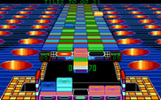 Klax for IBM PC/Compatibles - About to make a 5 in a row klax!