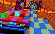 Klax for IBM PC/Compatibles - Loading screen.