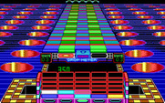 Klax for IBM PC/Compatibles - Bonus points are earned at the end each wave for empty spaces.