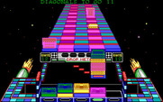 Klax for IBM PC/Compatibles - Attempting to make diagonal klaxs...and my paddle is full!