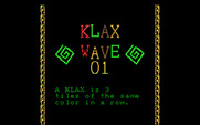 Klax for IBM PC/Compatibles - Ready for wave 1?