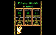 Klax for IBM PC/Compatibles - Select your starting skill level.