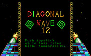 Klax for IBM PC/Compatibles - Complete diagonals on the next wave.