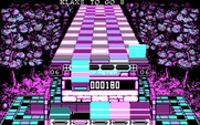 Klax for IBM PC/Compatibles - The paddle can hold up to 10 tiles.