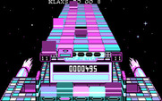Klax for IBM PC/Compatibles - Hurry up, catch tiles before they fall off the edge!