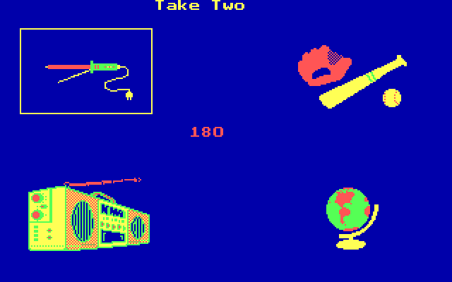 Price is Right, The IBM PC/Compatibles Screenshot: Another pricing game. Objects are true to the era--check out that portable stereo!