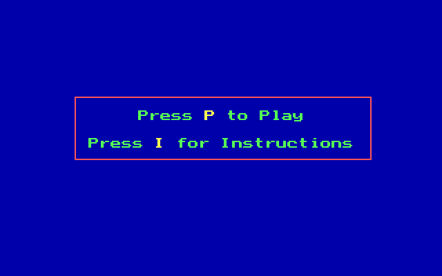 Price is Right, The IBM PC/Compatibles Screenshot: Player gets a choice to go to game play or get instructions