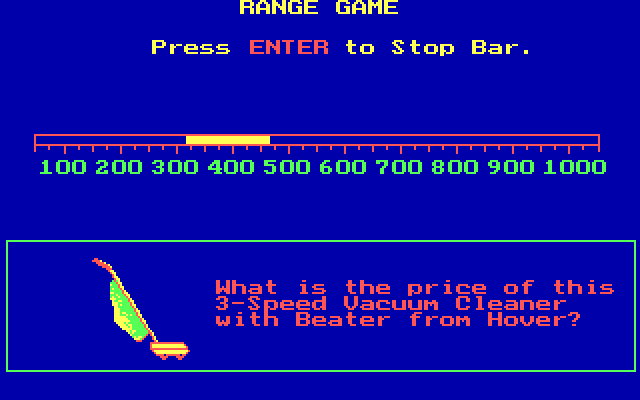 Price is Right, The IBM PC/Compatibles Screenshot: A different visual representation of a pricing game