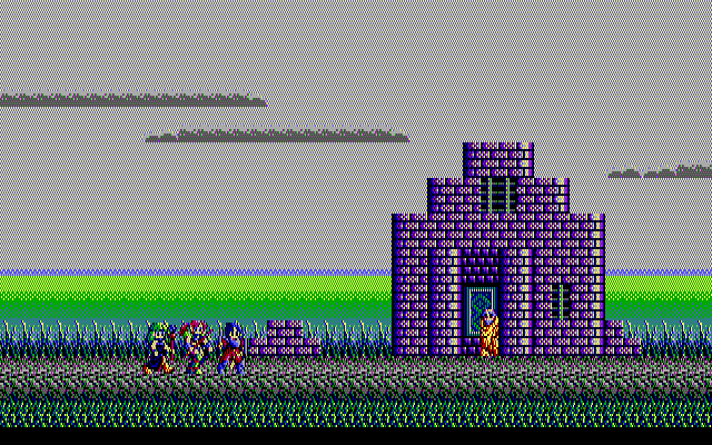 Sorcerian IBM PC/Compatibles Screenshot: On to the next quest...