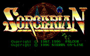 Sorcerian for IBM PC/Compatibles - Title screen.