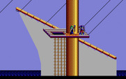 Sorcerian for IBM PC/Compatibles - Climbing the mast...