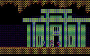 Sorcerian for IBM PC/Compatibles - A temple entrance.