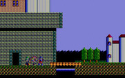 Sorcerian for IBM PC/Compatibles - Entering a town.