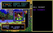 Sorcerian for IBM PC/Compatibles - Purchasing some weapons.