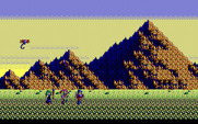 Sorcerian for IBM PC/Compatibles - Those flying creatures are deadly, better be careful!