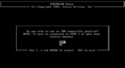 Sorcerian for IBM PC/Compatibles - Do you wish to use a joystick?